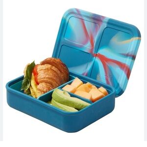 LunchBots Build -a- Bento Lunch Box, Silicone Bento Box for Kids